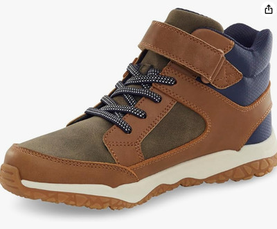 Stride Rite Unisex M2P Big Kid Leon Boot Tan Multi Size 11.5M