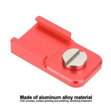 Camera Cold Shoe Mount Aluminum Alloy Cold Shoe Mount Adapter with 1/4in Screw