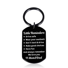 Drive Safe Keychain for Son Daughter New Driver Gifts Valentines Day Gift for