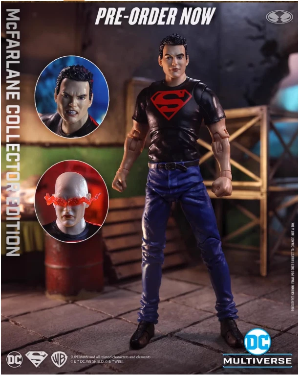 McFarlane DC Batman Sgt. Boneco de ação Rock Superboy 7 polegadas colecionável 8 escolha - Imagem 4 de 4