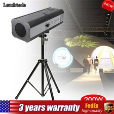 200W LED Stage Spotlight Follow Spot Light Show Stage Light W/Tripod Stand