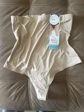 Spanx Assets High Waist Thong Panty Size XL Neutral (Nude) #10238R - NWT