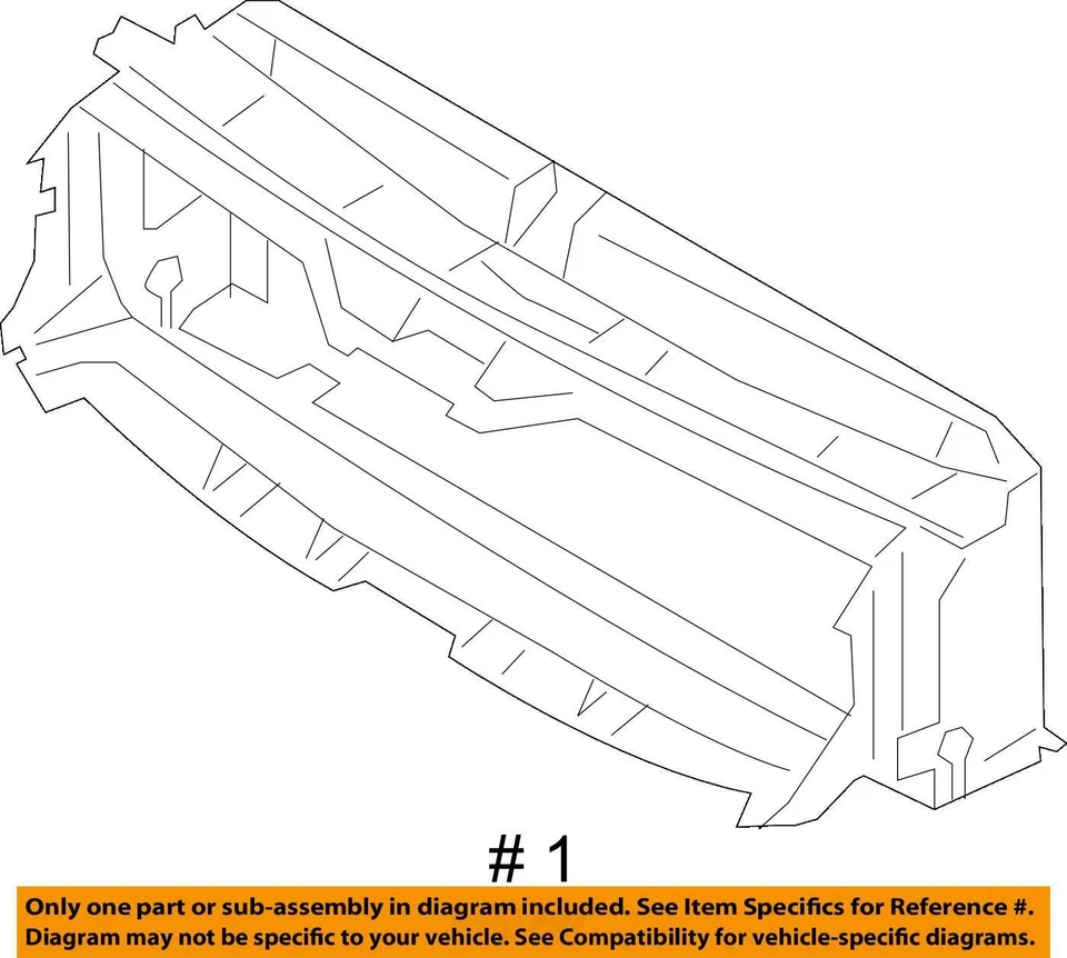2015-2020 BMW M4 OEM FRONT RADIATOR CORE SUPPORT ASSEMBLY W/REINFORCEMENT BAR - Imagem 4 de 4