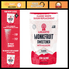 Classic Monk Fruit Sweetener with Allulose - Zero Calorie, Low Carb Sugar Substi