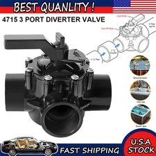 For 4715 Jandy NeverLube Diverter Valve Positive Seal 3-Port 1-1/2" to 2" Pipe