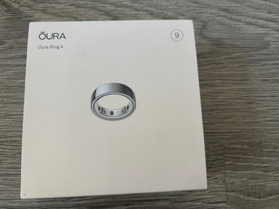 Oura Ring Gen 4 Silber Größe 9 - Nagelneu Versiegelt - UVP 339  - Nr.2