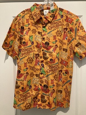 2017 D23 Expo Pirates of the Caribbean WDI Disney Imagineering Camp Shirt Medium