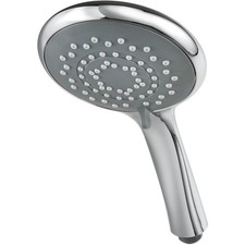 Triton 5 Spray Shower Handset Chrome Replacement Bathroom Hose Head Universal UK