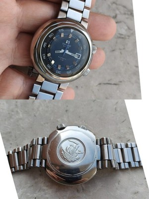 70s TISSOT T12 COMPRESSOR DIVER AUTOMATIC CAL. 2481 VINTAGE WATCH