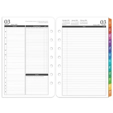 2026 Planner Refills – Jan 2026 - Dec 2026, 2-Page Per Day Daily ＆ Monthly Pl...
