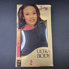 vintage Zury Ultimate Body 12" 100 Human Hair Weave Color 2 