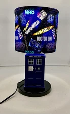 Doctor Who Tardis Light Desk Lamp Rabbit Tanaka 2009 W/Sound & Blue Light On Top