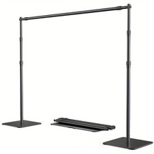 Backdrop Stand, 8x10 ft Adjustable Photo Backdrop Stand Kit