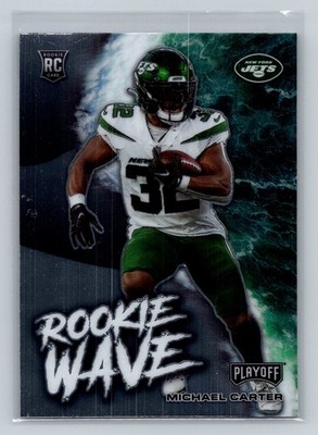 2021 Panini Playoff #RW-MCA Michael Carter  Rookie Wave  New York Jets