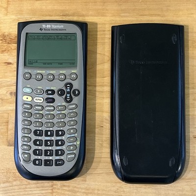 TI-89 Titanium Texas Instruments - Graphing Calculator - Black - Tested & Works