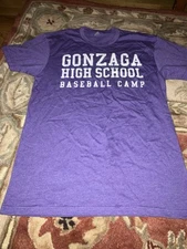 Gonzaga High School Baseball Camp T Shirt - Adult Med - New