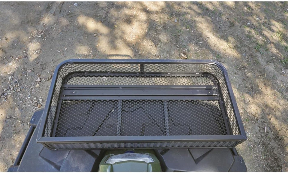 Cesta de carga delantera para ATV UTV, acero de alta resistencia, 36 x 17 x 5,25 pulgadas Foto 3 de 4