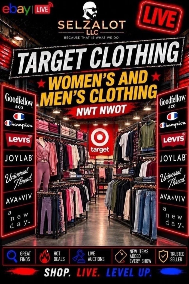 🎯 Target Brand Blowout! Men's & Women's New With Tags | Levi's & More