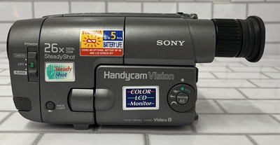SONY HANDYCAM VIDEO 8 CCD-TRV22 ANALOG CAMCORDER *TESTED *SEE DESCRIPTION