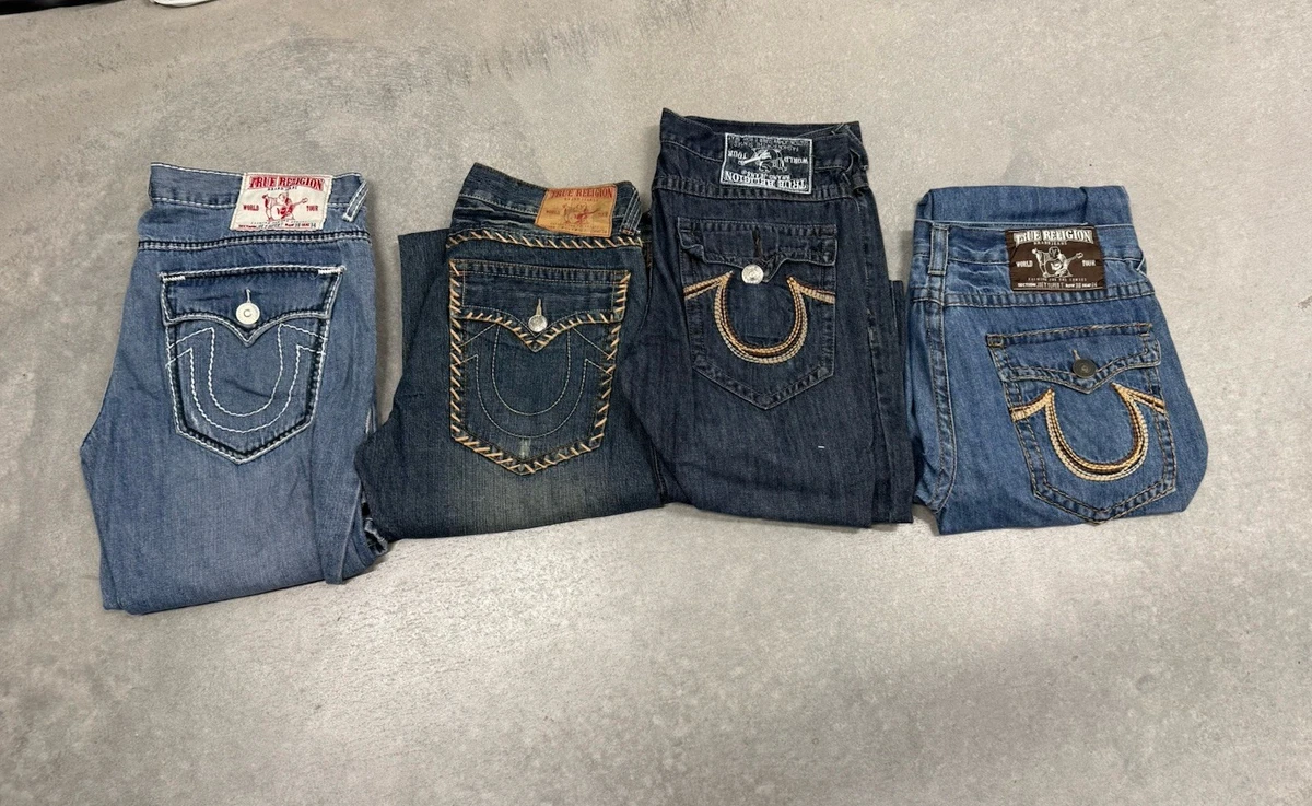 TRUE RELIGION ストレート　38 True Religion Regular Size 38 Size Jeans Men's 34 in Inseam for