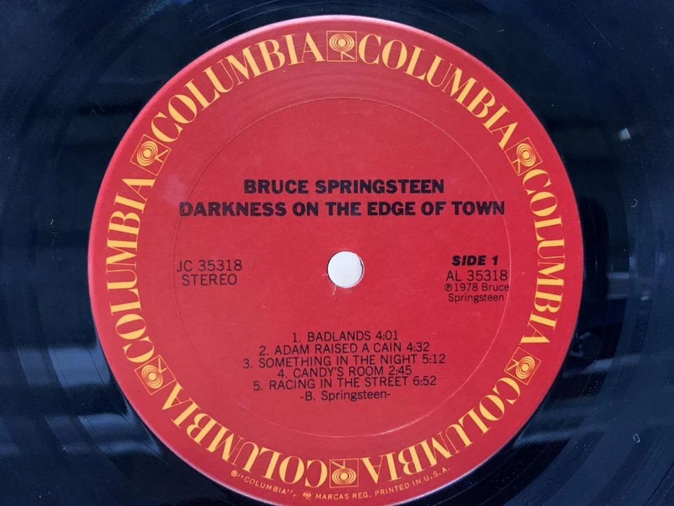 Bruce Springsteen Darkness On The Edge Of Town US LP [63235ER] - Image 2 of 2