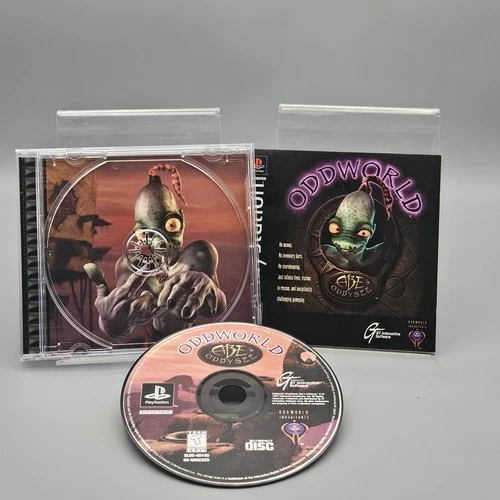 Oddworld Abe's Oddysee PS1 PlayStation Complete Refurbished Excellent