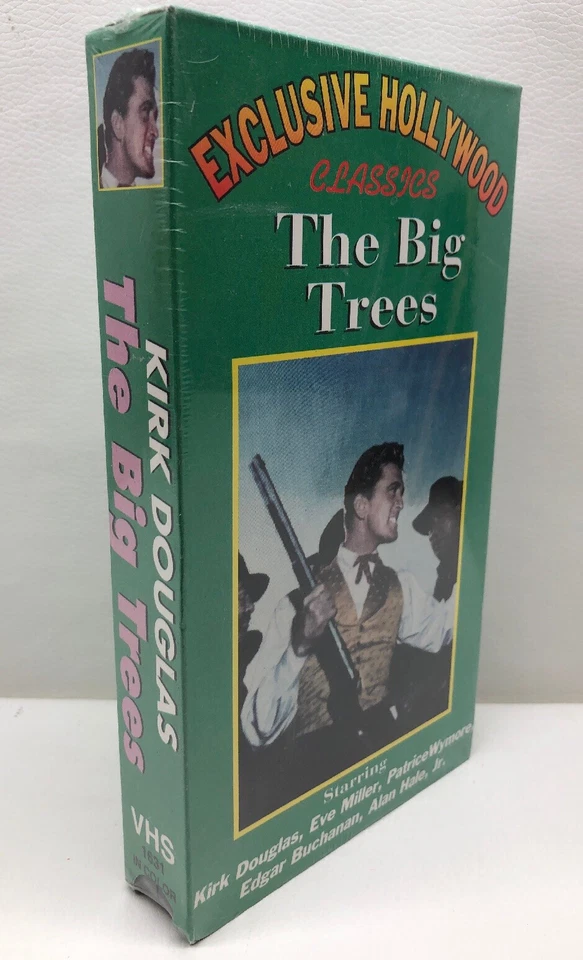 Exclusive Hollywood Classics The Big Trees Kirk Douglas,Eva Miller Vhs Tape 1631 Foto 3 de 3