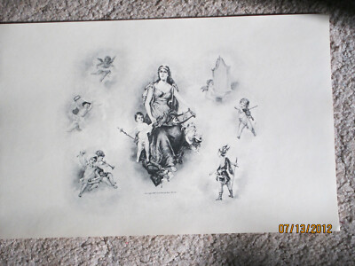 Regina Music Box Cover Picture 15 l/2'' boxes.