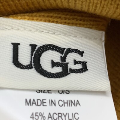 UGG 3D GRAPHIC LOGO KNIT BEANIE WHEATFIELD WOOL BLEND ONE  display picture 1