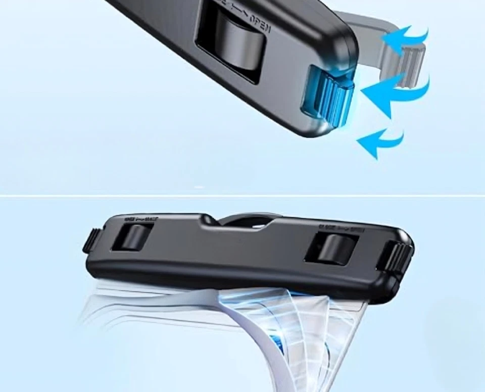 Custodia impermeabile universale Smartphone  Subacquea Telefono Mare Piscina - Immagine 4 di 4