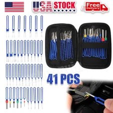 41x Pin Extractor Tool Terminal Ejector Connector w/ Protective Bag Removal Kit