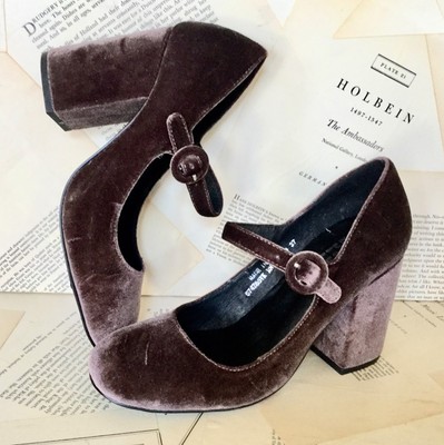 bibi lou velvet heels