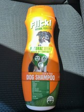 Flick Natural Defense-Max Strength Flea Tick DOG SHAMPOO 22 Oz