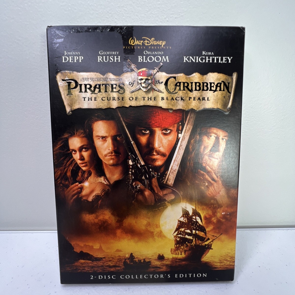Pirates of the Caribbean: The Curse of the Black Pearl (DVD, 2003