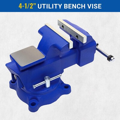 Yost Vises 445 Combination Vise | 4.5 Inch Jaw Width Utility Pipe