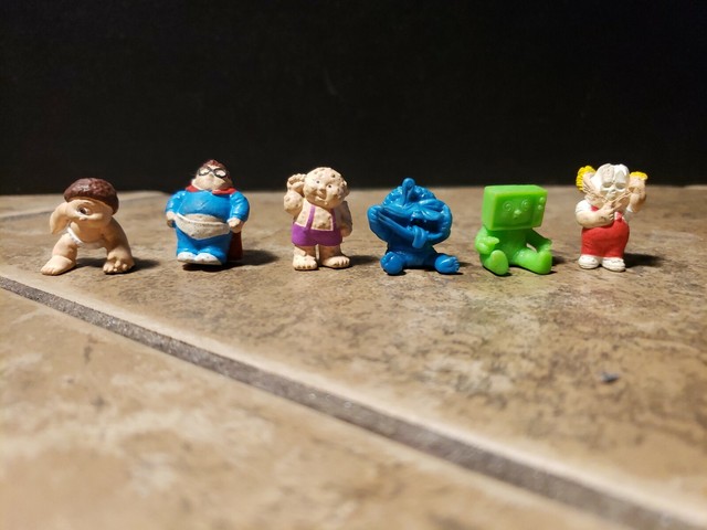 6 Garbage Pail Kids GPK minikins Rubber Mini Figures Topps Vintage Toys Figure | eBay