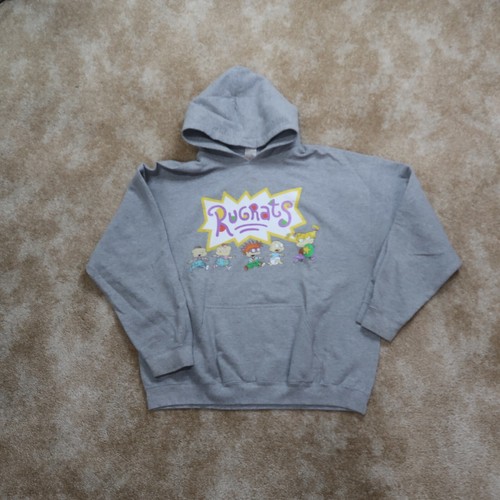 Rugrats Hoodie Pullover Gray Sweatshirt 
