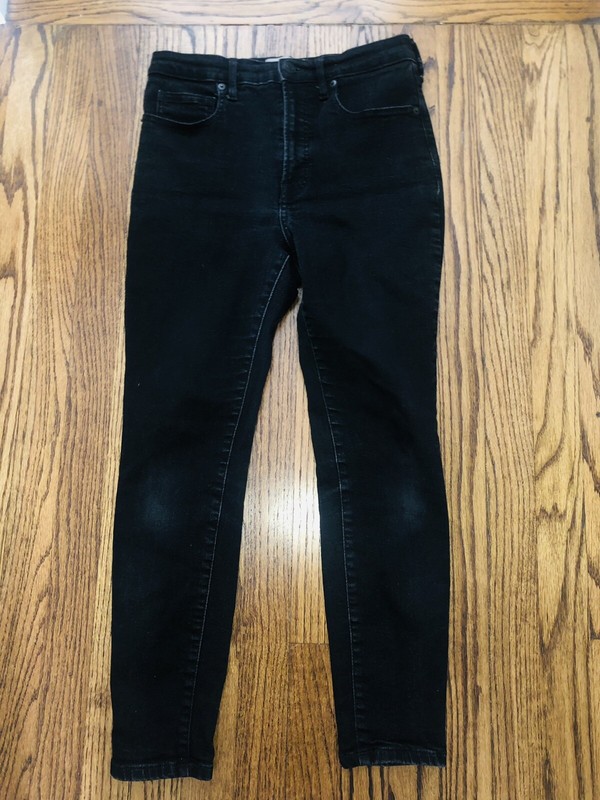 Everlane Black High Rise Jeans Skinny Size 29 Perfect Condition Denim Pants