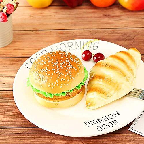 Mellsunny 4PCS Realistic Artificial Hamburger Models - Fake Food Props For Decoration, Photography, Party Display - View #3