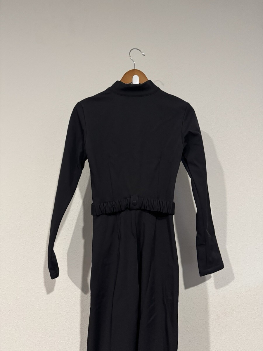 ZARA WATER AND WINDPROOF JUMPSUIT SKI COLLECTION BLACK Recco size