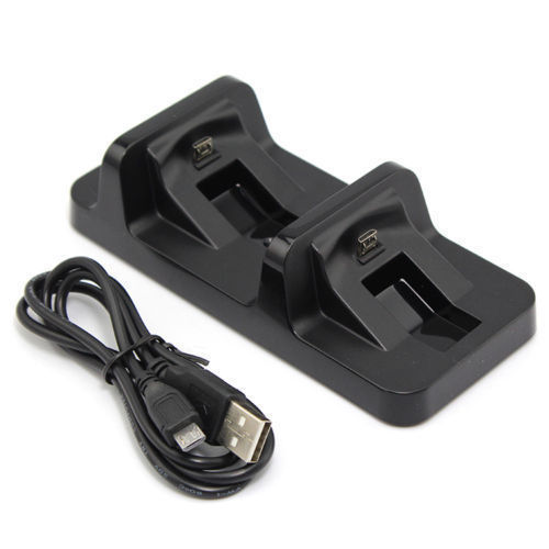 Cargador USB Doble para PS4 Playstation 4 Dual Micro USB Soporte Estación - Imagen 2 de 4
