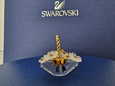 SWAROVSKI MEMORIES 'FLOWER BASKET' GOLD UNBOXED 