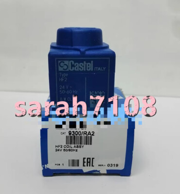 1PCS New Castel solenoid valve coil HF2 9300/RA2 24V 50/60HZ #JY