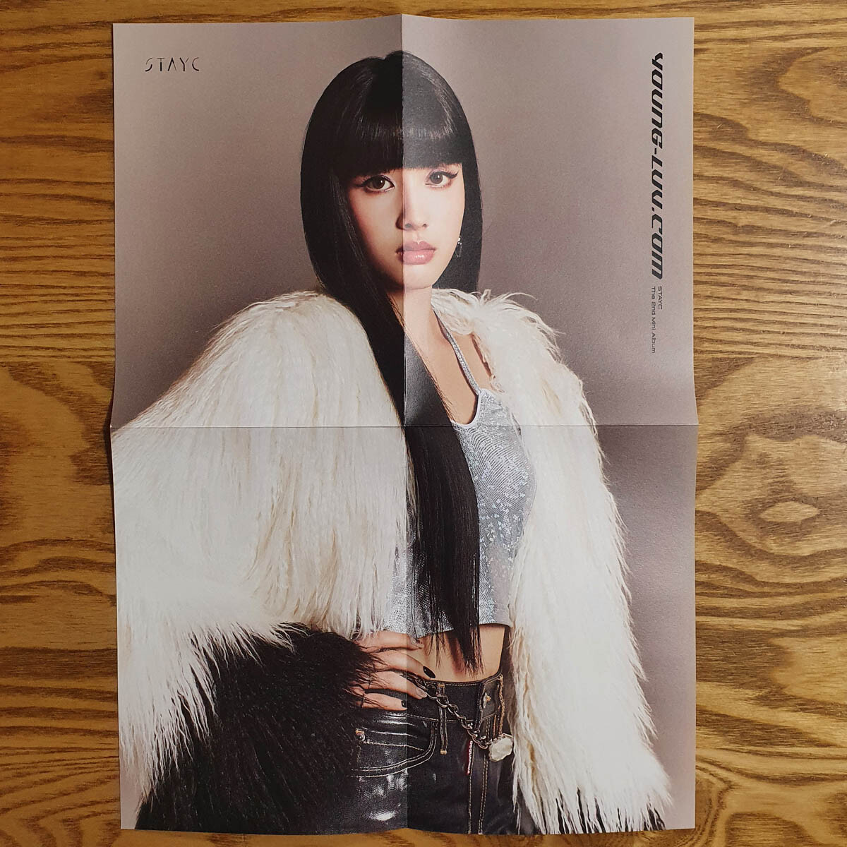 Yoon Official Folding Poster STAYC The 2nd Mini Album Young-Luv