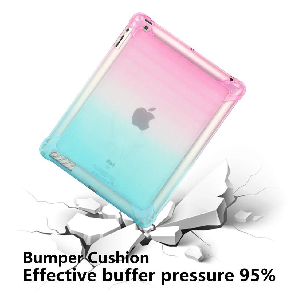 Crystal Gradient Soft TPU Case Cover For iPad Air 11 2024/Pro 9.7/Air/Mini 7th - Image 2 of 4