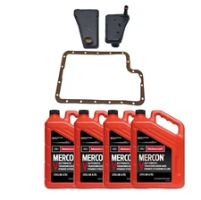 4R100 Transmission Service Kit & Fluid 5 Gallons For 99-03 F-250/F-350/Excursion