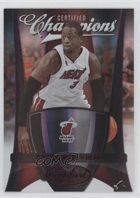 2009-10 Certified Champions Red 81/250 Dwyane Wade #5 HOF 13c1