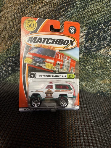 Vintage Smokey Bear Matchbox Rescue Chevrolet Blazer 4x4 6 Heroic Vehicles NEW