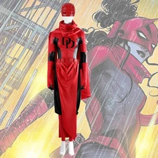 Daredevil Elektra Natchios Costume Cosplay Suit Fullset Handcrafted