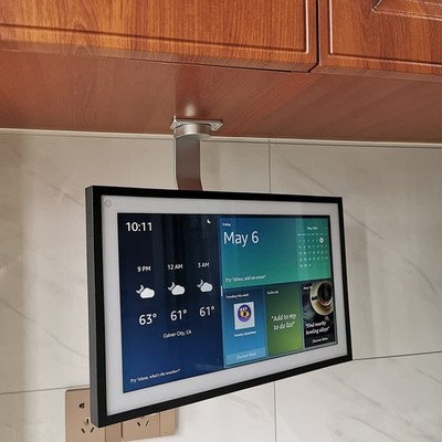 Under-Cabinet Mount， for Ech_ooo Show 15，Keeps Echo Off The Counter and Turns...